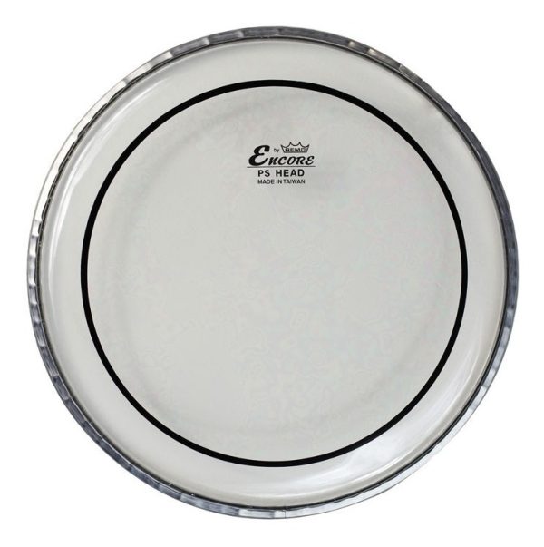 REMO ENCORE PELE TON 12 POL TRANSPARENTE BATEDEIRA PINSTRIPE