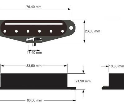 Cabrera Captador Guitarra Classic Hc 2 Jr