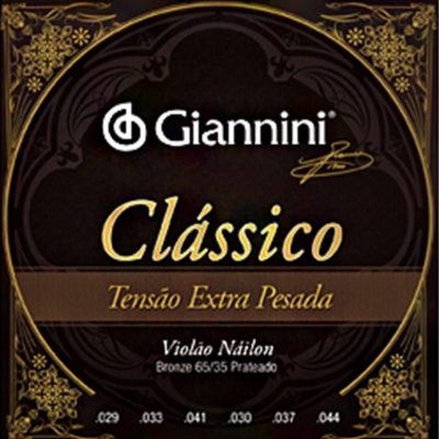GIANNINI CORDA VIOLAO NYLON CLASSICO EXTRA PESADO GENWXPA