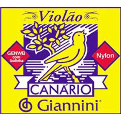 GIANNINI CORDA VIOLÃO NYLON CANÁRIO GENWB COM BOLINHA
