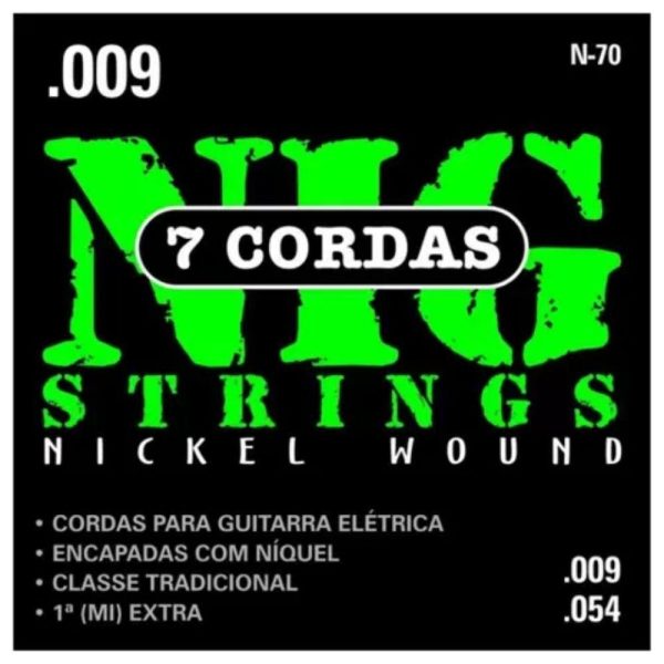 NIG CORDA GUITARRA 009 7 CORDAS N 70