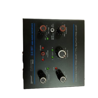 LEXSEN MIXER COM 2 CANAIS E INTERFACE STUDIOCASTER SOLO