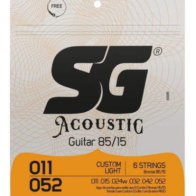 SG CORDA VIOLAO AÇO 011 BRONZE