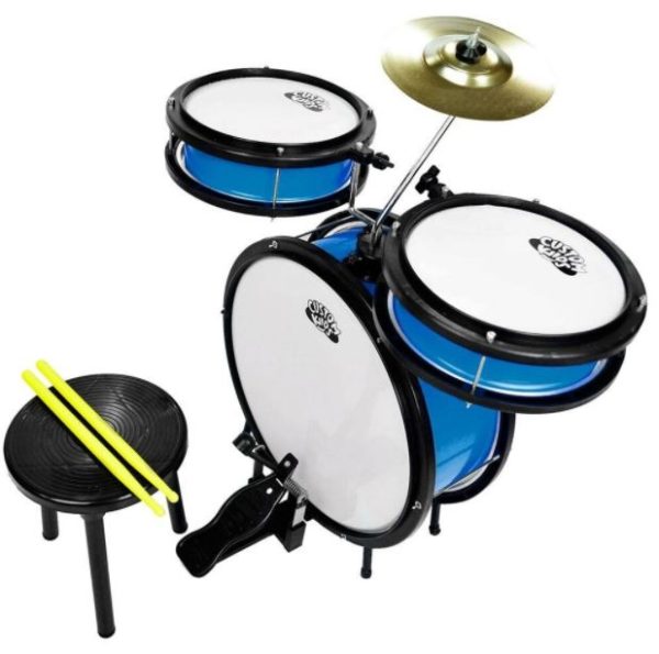 CUSTOM KIDS BATERIA INFANTIL 3 PECAS CKDM 3 AZUL CLARO