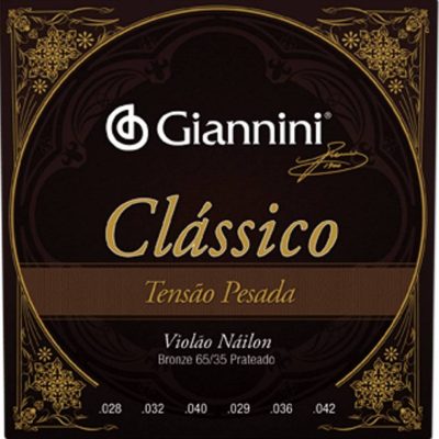 GIANNINI CORDA VIOLÃO NYLON CLASSICO PESADA GENWPA