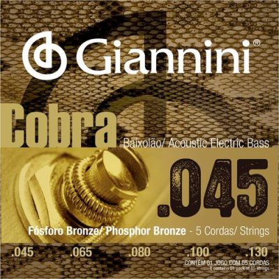 GIANNINI CORDA BAIXOLÃO 5 CORDAS COBRA GEEBASF 5