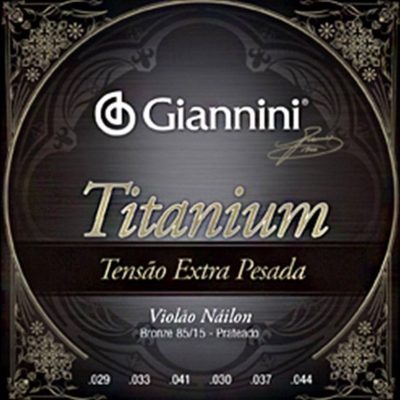 GIANNINI CORDA VIOLÃO NYLON TITANIUM EXTRA PESADA GENWXTA
