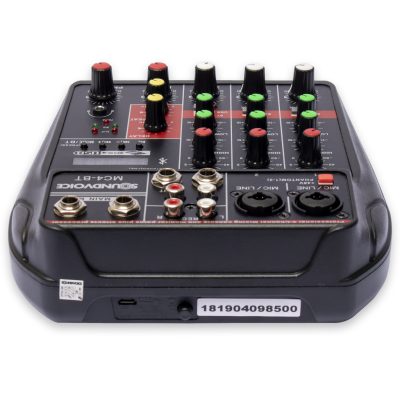 SOUNDVOICE MESA DE AUDIO INTERFACE 4 CANAIS MC 4 BT