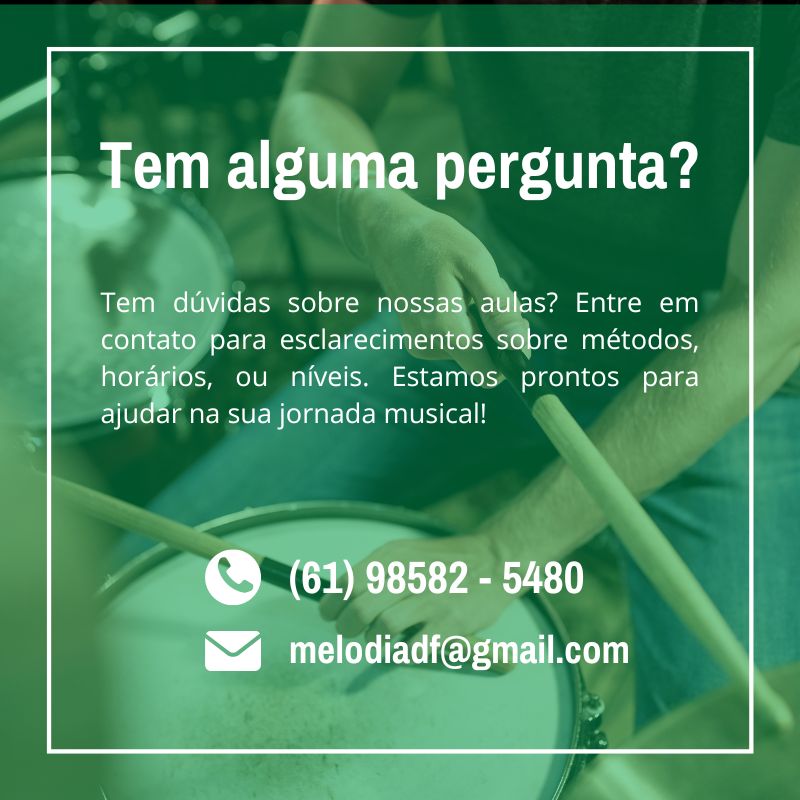 aula de bateria