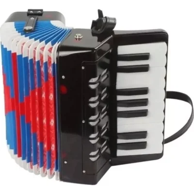 Acordeon Infantil Turbinho 8 Baixos Preto 104 bk