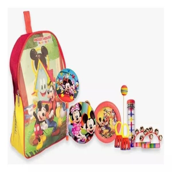 Kit Bandinha musicalizacao phx turma do mickey funhouse 6 instrumentos