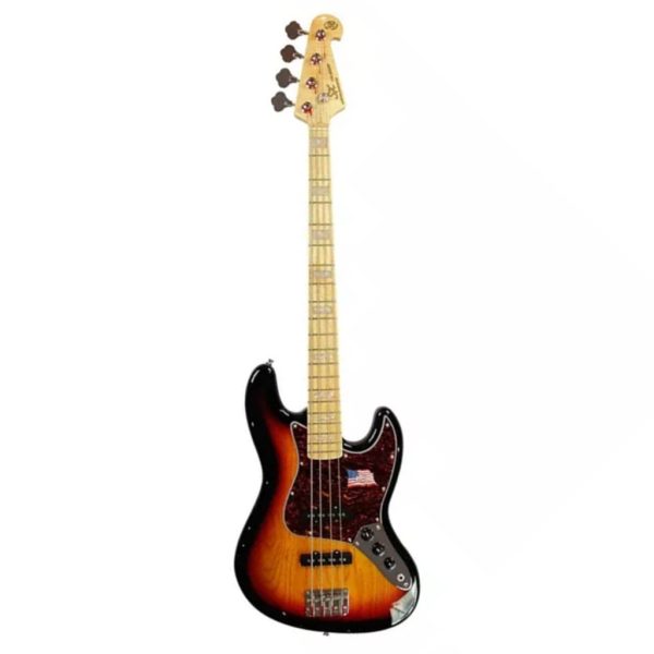 Baixo Sx Sjb 75 escudo tortoise sunburst 4 cordas