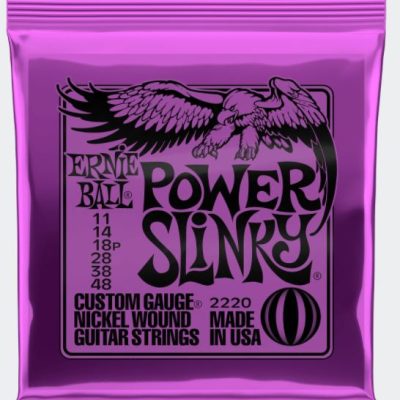 Encordoamento Guitarra Ernie Ball 011 Power Slink Niquel 2220