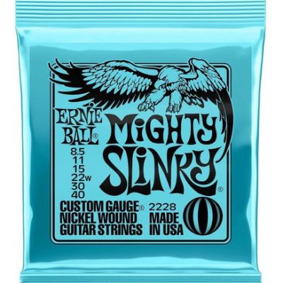 Encordoamento Guitarra Ernie Ball 08,5 Mighty Slinky 2228