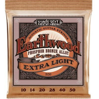 Encordoamento Violão Aço Ernie Ball 010 Earthwood Phosphor 2150