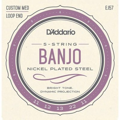Encordoamento Banjo Daddario 5C EJ 57 MED