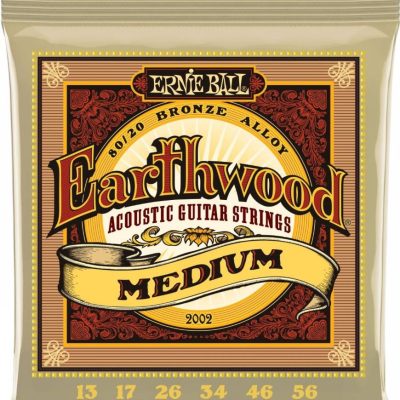 Encordoamento Violão Aço Ernie Ball 013 Earthwood Medium 2002
