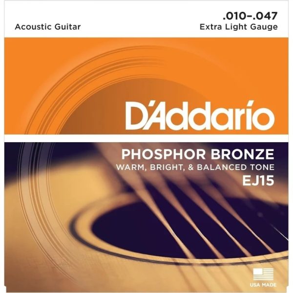 Encordoamento Violão Aço Daddario EJ 15 010