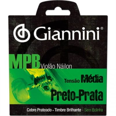 Corda Giannini Mpb violao nylon genws cristal/prata
