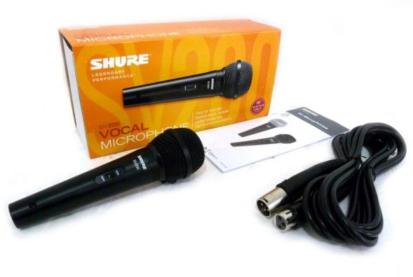 Microfone Dinamico Shure sv 200