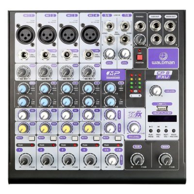 Mesa de som Waldman 8 canais cp8 fxu