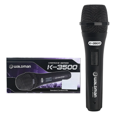 Microfone Waldman com fio k 3500