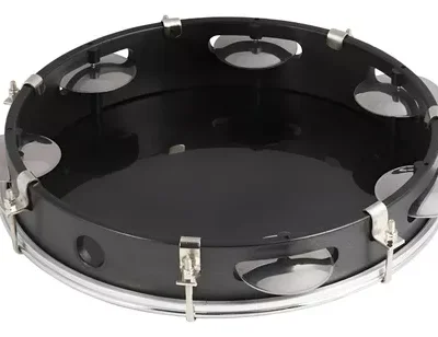 Pandeiro Phx 10 Polegadas Abs pele preta 87ABS Cores Sortidas
