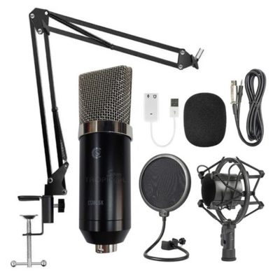 Kit Microfone Condensador Custom Sound csmc 6k