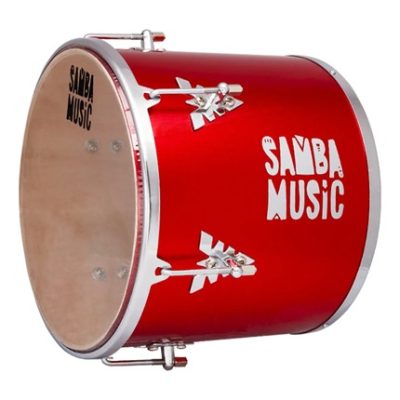 PHOENIX REPIQUE DE MAO SAMBA MUSIC MADEIRA 30X12 PVC VERMELHO 906 MM RD