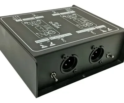 Direct Box Csdi02 Custom Sound Xlr Macho E P10 Fêmea Passivo