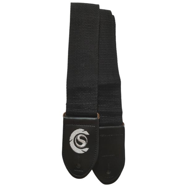 Correia Preta Nylon 5cm Violão Guitarra Baixo Custom Sound CSS5 BK