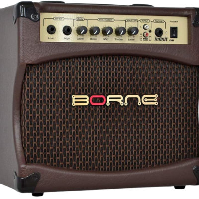 BORNE AMPLIFICADOR VIOLAO INFINIT CV80 MARROM