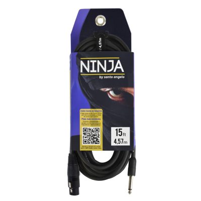 Cabo Santo Angelo ninja p10 x xlr macho 15ft 4.57m