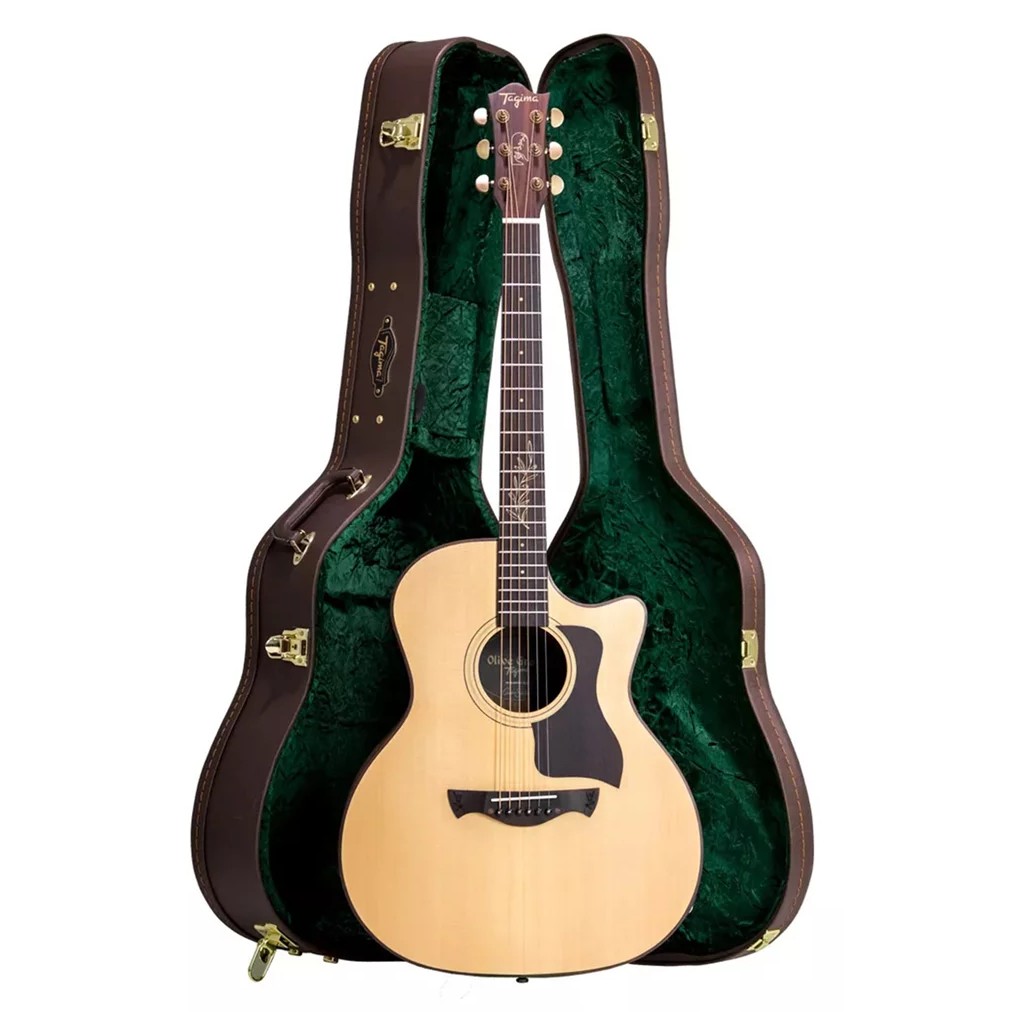 Violão AçoTagima Medium Jumbo Elegance Cutaway eq signature oliver grace ntop Violão AçoTagima Medium Jumbo Elegance Cutaway eq signature oliver grace ntop