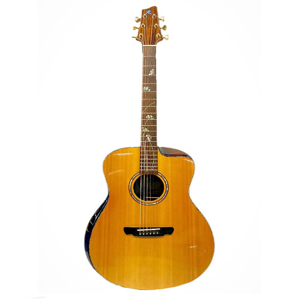 Violão Marques Gran Auditorium Aço Natural Verniz Ativo Double VA 193 Violão Marques Gran Auditorium Aço Natural Verniz Ativo Double VA 193