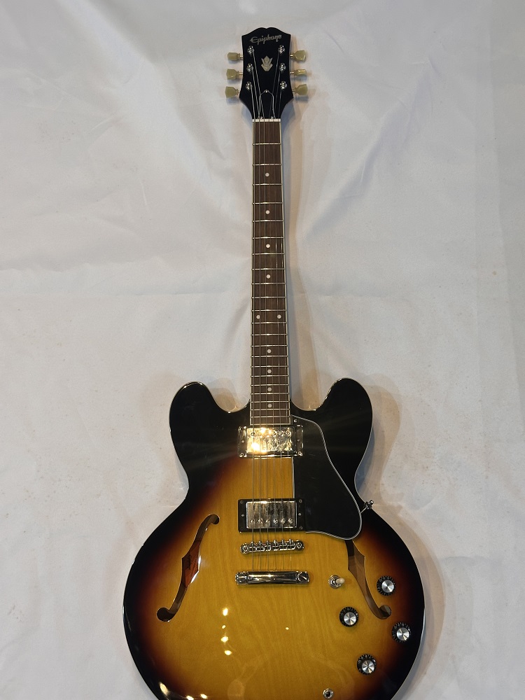 Guitarra Semi Acustica Epiphone ES 335 Dot Sunburst Com Case