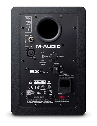 M AUDIO MONITOR ATIVO 5" PARA ESTUDIO BX5D3 M AUDIO MONITOR ATIVO 5" PARA ESTUDIO BX5D3
