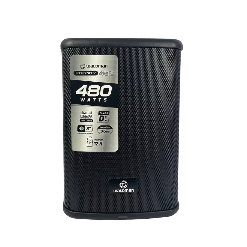 CAIXA ET-480 8" PORTATIL ATIVA COM BATERIA WALDMAN CAIXA ET-480 8" PORTATIL ATIVA COM BATERIA WALDMAN