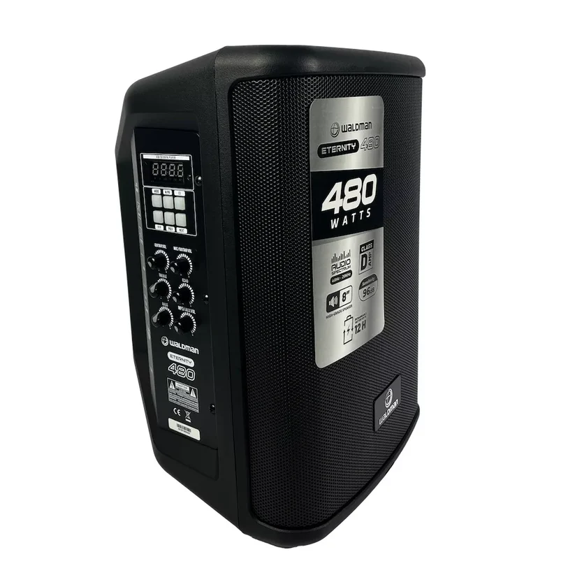 CAIXA ET-480 8" PORTATIL ATIVA COM BATERIA WALDMAN CAIXA ET-480 8" PORTATIL ATIVA COM BATERIA WALDMAN