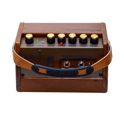 MINI MIXER DE AUDIO COM EFEITOS BLUETOOTH PARA VIOLAO 30 CUSTOM SOUND COR NATURAL MINI 30